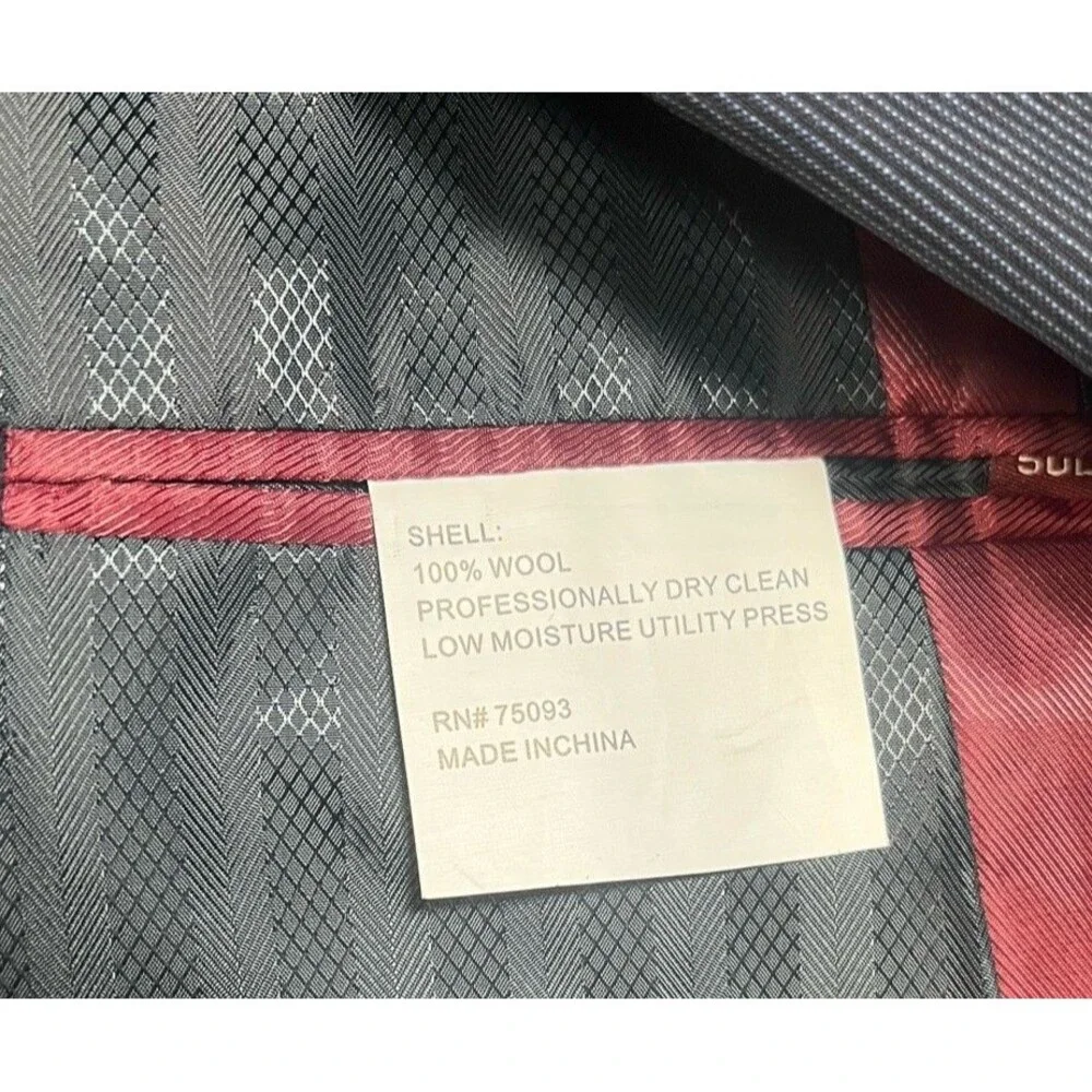 Blair Underwood Classic Navy Two-button Suit Jacket 50L 45W *Flaw*